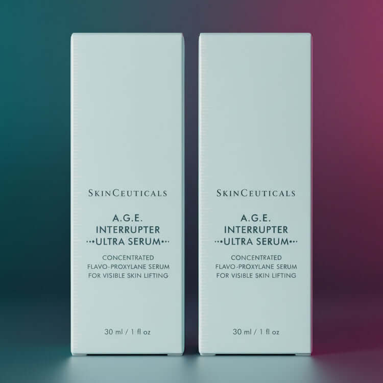 Advanced anti-aging serum SkinCeuticals A.G.E. Interrupter bottle detail