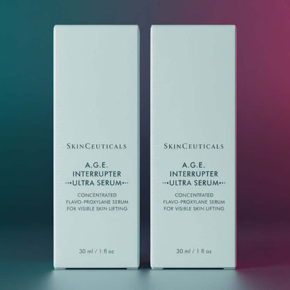 Advanced anti-aging serum SkinCeuticals A.G.E. Interrupter bottle detail