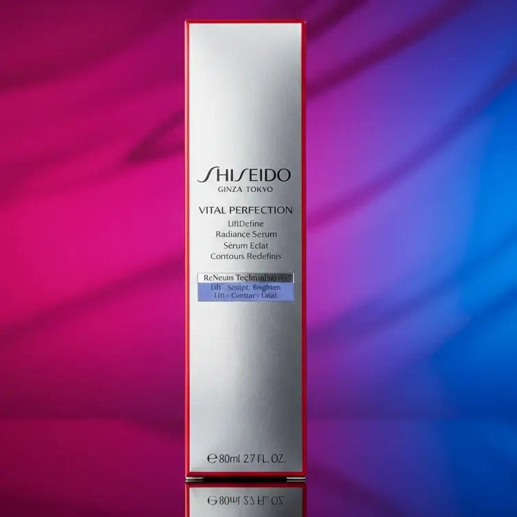 Shiseido Serum for Glowing Skin Vital Perfection packaging