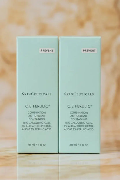 SkinCeuticals C E Ferulic vitamin C serum duo with packaging, 2 x 30ml.