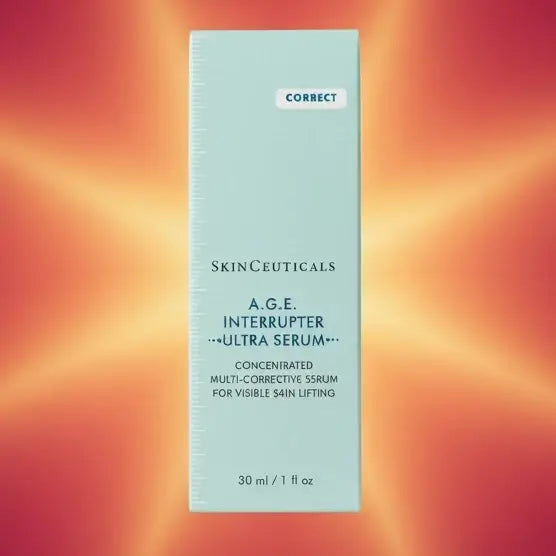 SkinCeuticals A.G.E. Interrupter Advanced anti-aging serum, 1oz bottle.