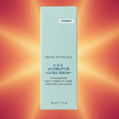 SkinCeuticals A.G.E. Interrupter Advanced anti-aging serum, 1oz bottle.