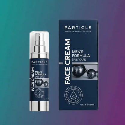 Men's anti-aging treatment cream Particle 6-in-1 face cream jar